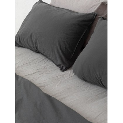 Комплект белья из вареного хлопка Leglo Mix Grey-Slate